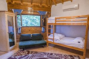  Four-person forest cabin at Bam Sabz Hotel, Ramsar