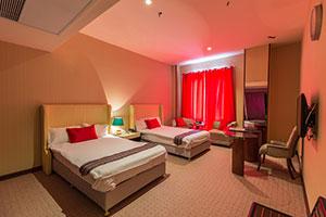  Twin room at Botanic Palace Hotel, Gorgan