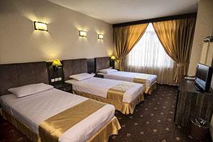  Triple room, Sahand Hotel Mashhad menu selection