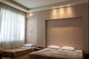 Four-bed room at Zanbaq Hotel Yazd