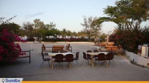 Outdoor living area of Top Rose Hotel Kish Top Rose Hotel outdoor living area