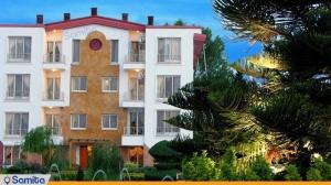  Exterior of the Caspian Pearl Hotel building