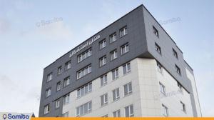  Exterior of the Esghbat Apartment Hotel building