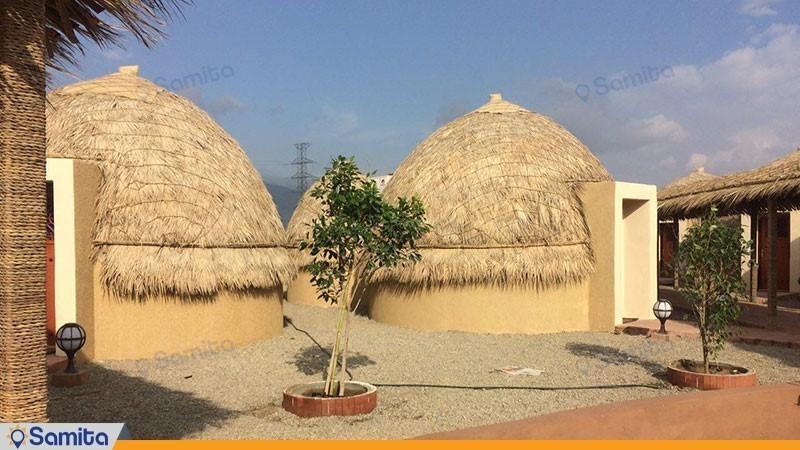 مساحات خضراء فندق الكوخ