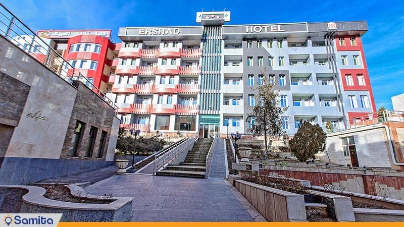 نمای ساختمان هتل آپارتمان ارشاد