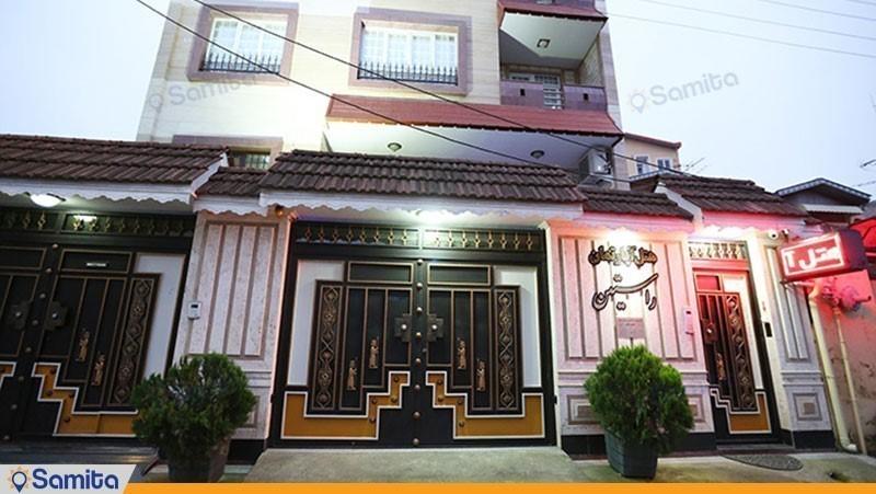 نمای ساختمان هتل آپارتمان راستین