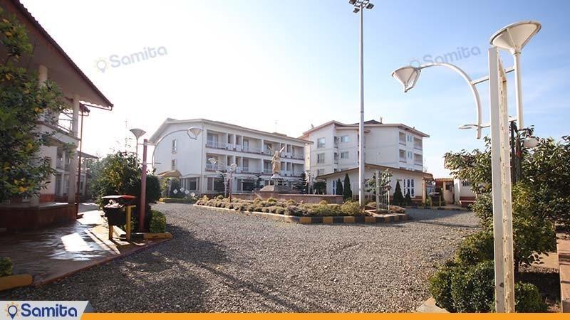 نمای ساختمان هتل ساحلی پدیدار خزر